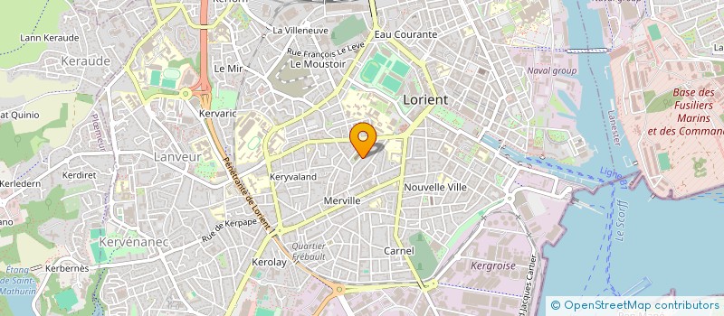 localisation de l'entreprise MONSIEUR EDOUARD MIGNON  LORIENT