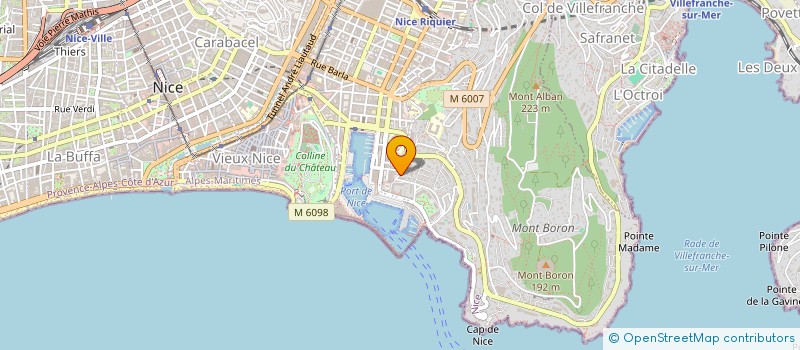 localisation de l'entreprise MONSIEUR EDOUARD MIRAILLET à NICE