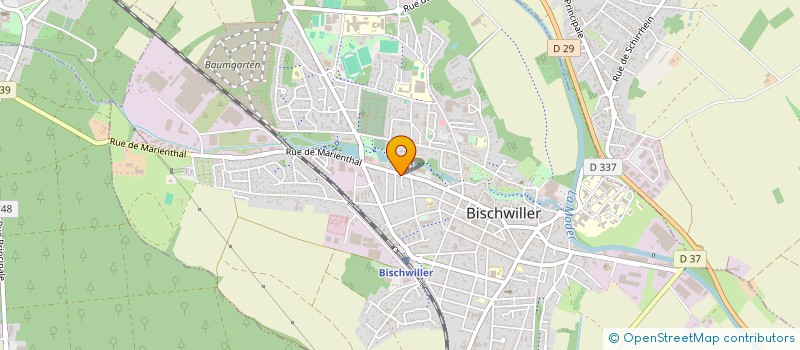 localisation de l'entreprise MONSIEUR EDOUARD MIRVAL  BISCHWILLER