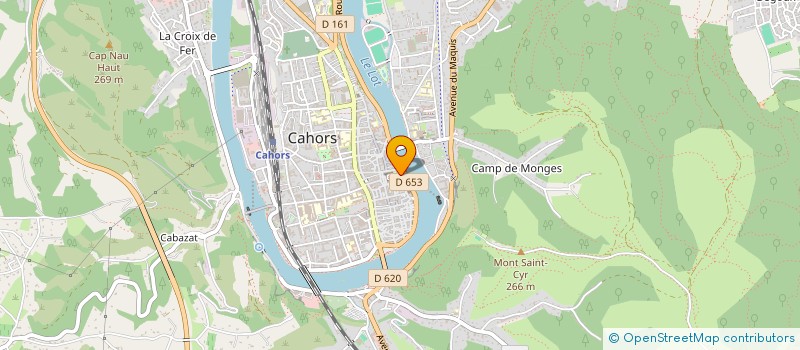 localisation de l'entreprise MONSIEUR EDOUARD MONNEAU  CAHORS