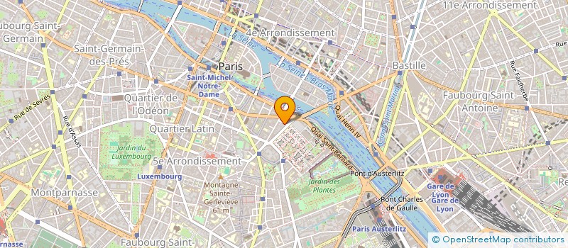 localisation de l'entreprise MONSIEUR EDOUARD MONTAGNER FRICKER à PARIS