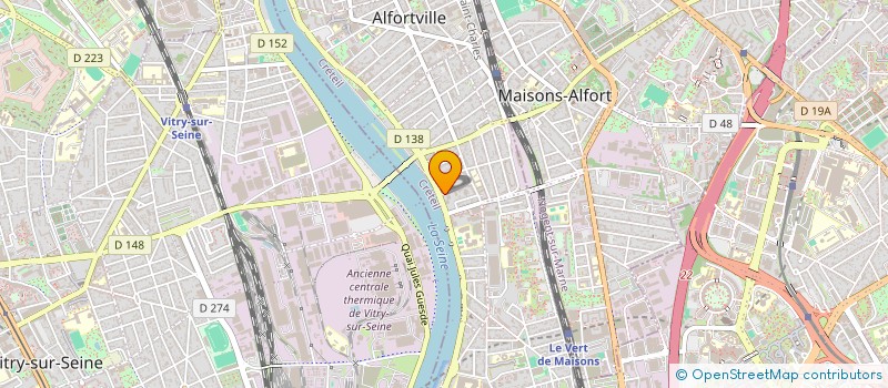 localisation de l'entreprise MONSIEUR EDOUARD MONTET à ALFORTVILLE