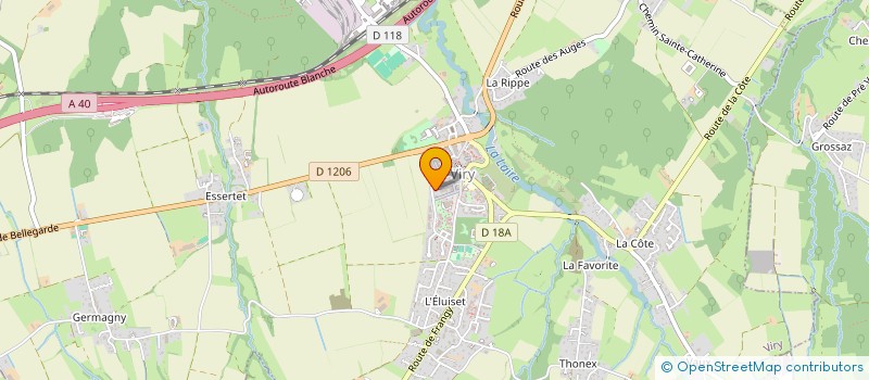 localisation de l'entreprise MONSIEUR EDOUARD MORAND à VIRY