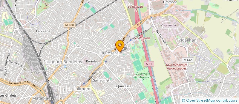 localisation de l'entreprise MONSIEUR EDOUARD MORDANT à TOULOUSE