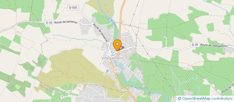 localisation de l'entreprise MONSIEUR EDOUARD NESTOR ROMAIN  MALVES-EN-MINERVOIS