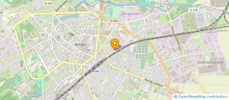 localisation de l'entreprise MONSIEUR EDOUARD NIQUEUX à ARRAS