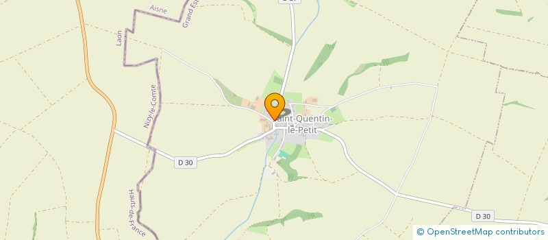 localisation de l'entreprise MONSIEUR EDOUARD NOEL  SAINT-QUENTIN-LE-PETIT