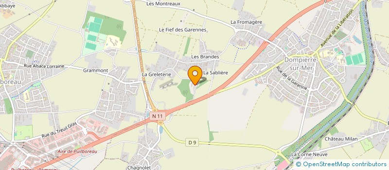 localisation de l'entreprise MONSIEUR EDOUARD NORMANDIN  DOMPIERRE-SUR-MER