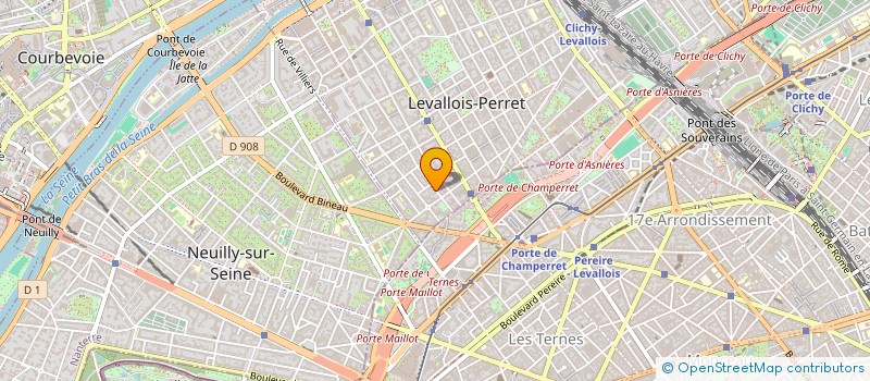 localisation de l'entreprise MONSIEUR EDOUARD O'NEILL à LEVALLOIS-PERRET