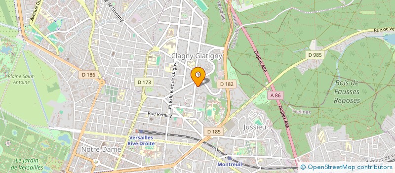 localisation de l'entreprise MONSIEUR EDOUARD OSSENT à VERSAILLES