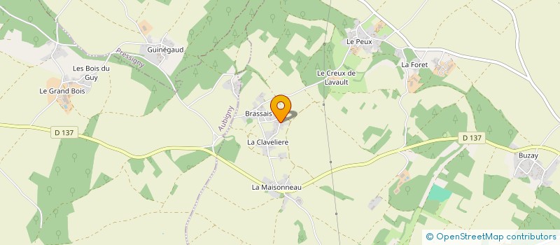 localisation de l'entreprise MONSIEUR EDOUARD PEIGNON  THENEZAY