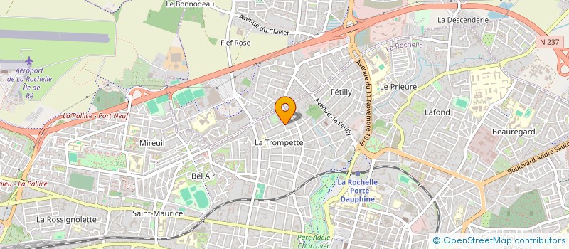 localisation de l'entreprise MONSIEUR EDOUARD PENAVAYRE à LA ROCHELLE