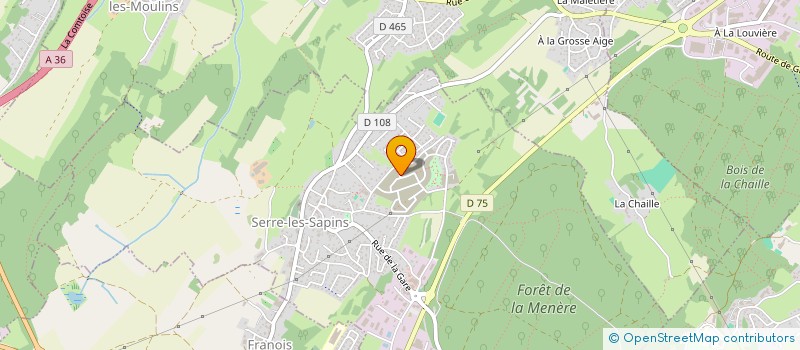 localisation de l'entreprise MONSIEUR EDOUARD PERREY  CHEMAUDIN ET VAUX