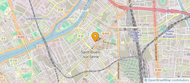 localisation de l'entreprise MONSIEUR EDOUARD PERRIER à SAINT-OUEN-SUR-SEINE