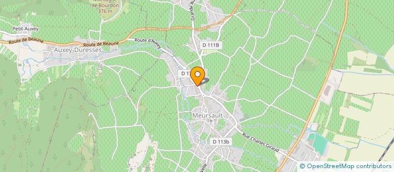 localisation de l'entreprise MONSIEUR EDOUARD PETIT  MEURSAULT