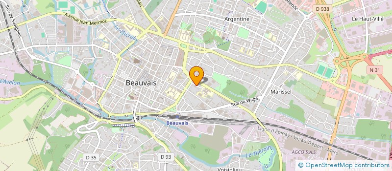 localisation de l'entreprise MONSIEUR EDOUARD PICAVET à BEAUVAIS
