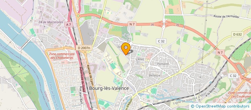 localisation de l'entreprise MONSIEUR EDOUARD PLANEL  BOURG-LES-VALENCE