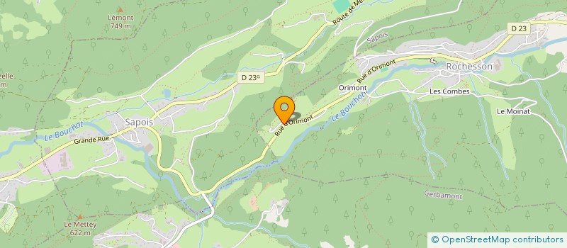 localisation de l'entreprise MONSIEUR EDOUARD PLANET  ROCHESSON