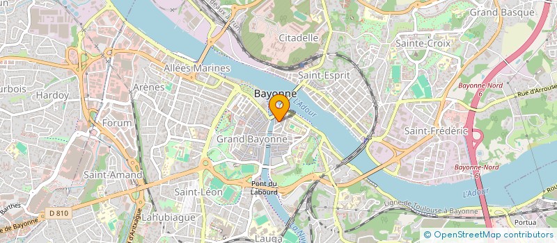 localisation de l'entreprise MONSIEUR EDOUARD PONTE à BAYONNE