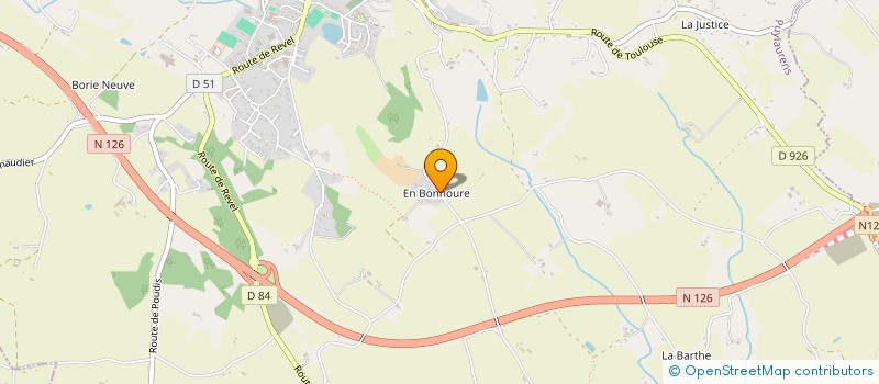 localisation de l'entreprise MONSIEUR EDOUARD POUX à PUYLAURENS