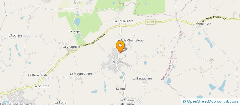 localisation de l'entreprise MONSIEUR EDOUARD PUAUD  MONCOUTANT-SUR-SEVRE