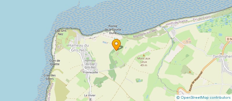 localisation de l'entreprise MONSIEUR EDOUARD QUENU  AUDINGHEN