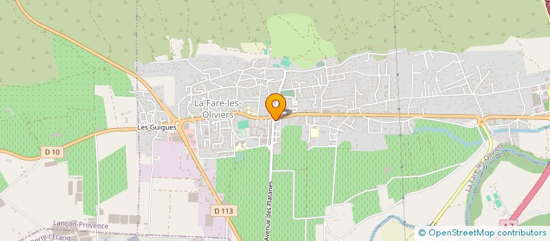 localisation de l'entreprise MONSIEUR EDOUARD RABIER  LA FARE-LES-OLIVIERS