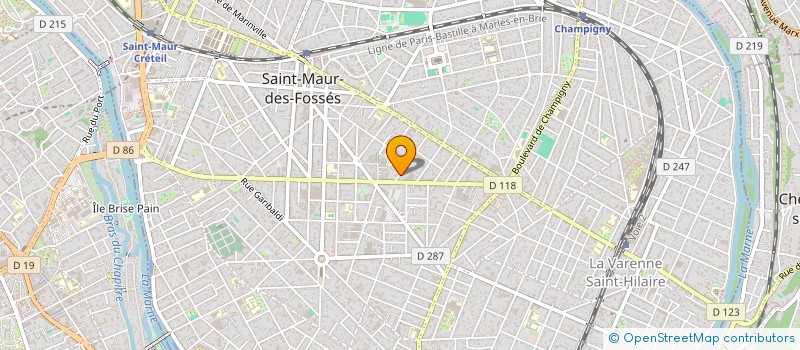 localisation de l'entreprise MONSIEUR EDOUARD RIGAL à SAINT-MAUR-DES-FOSSES