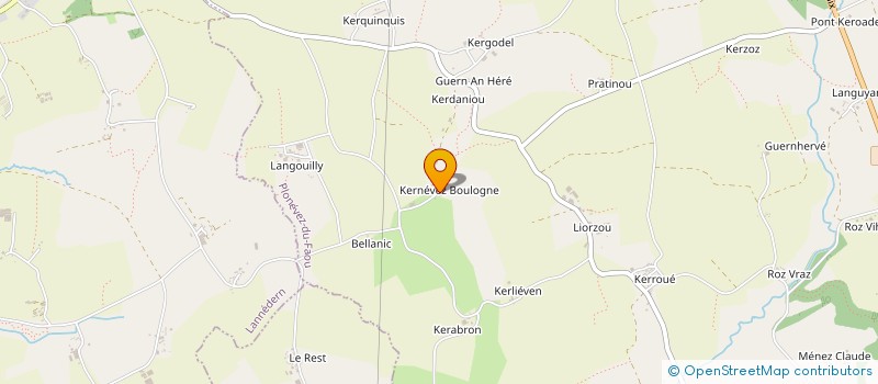localisation de l'entreprise MONSIEUR EDOUARD RIOU à PLONEVEZ-DU-FAOU