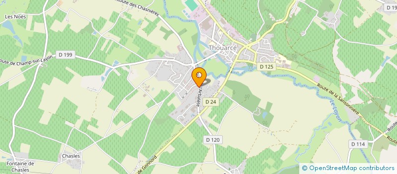 localisation de l'entreprise MONSIEUR EDOUARD ROBERT  BELLEVIGNE-EN-LAYON