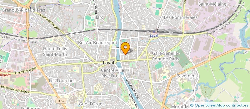 localisation de l'entreprise MONSIEUR EDOUARD RODRIGUEZ à LAVAL