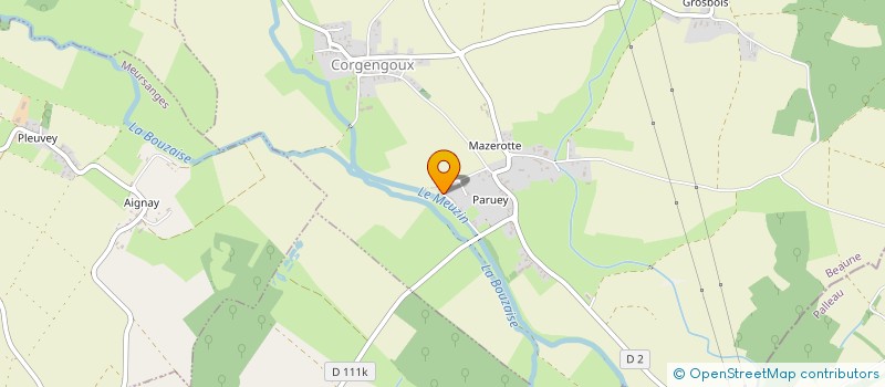 localisation de l'entreprise MONSIEUR EDOUARD ROMERO  CORGENGOUX