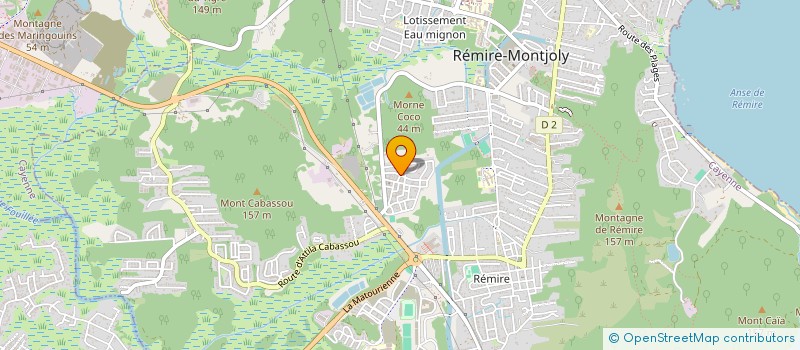 localisation de l'entreprise MONSIEUR EDOUARD RONDEAU à REMIRE-MONTJOLY
