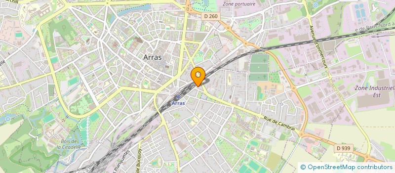 localisation de l'entreprise MONSIEUR EDOUARD ROSE à ARRAS