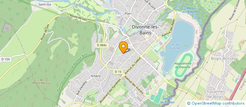 localisation de l'entreprise MONSIEUR EDOUARD ROSSA à DIVONNE-LES-BAINS