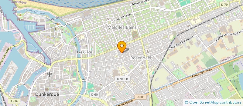 localisation de l'entreprise MONSIEUR EDOUARD ROUSSEEUW à DUNKERQUE