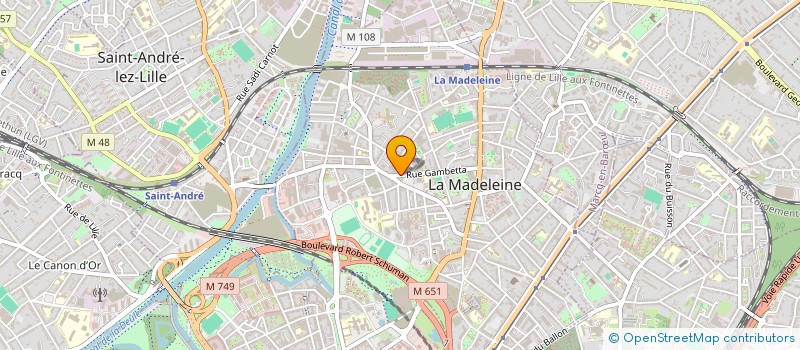 localisation de l'entreprise MONSIEUR EDOUARD ROWEHY à LA MADELEINE