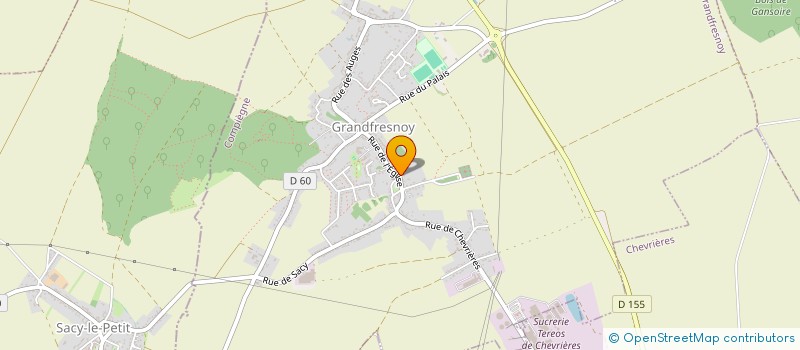 localisation de l'entreprise MONSIEUR EDOUARD RWAGASORE  GRANDFRESNOY