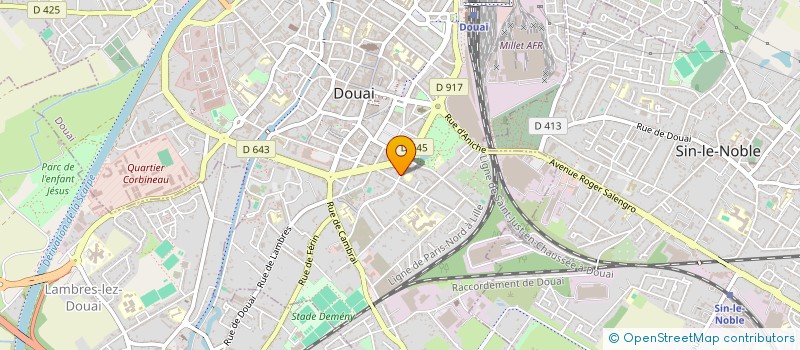 localisation de l'entreprise MONSIEUR EDOUARD RYO  DOUAI