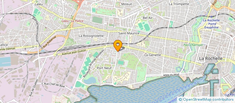 localisation de l'entreprise MONSIEUR EDOUARD SAHEVE  LA ROCHELLE