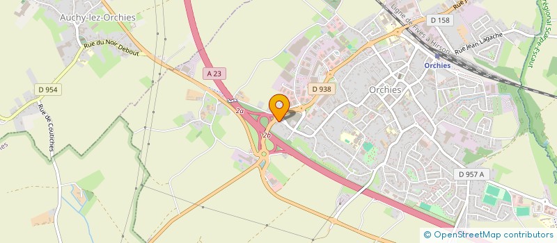 localisation de l'entreprise MONSIEUR EDOUARD SALANGRE  ORCHIES