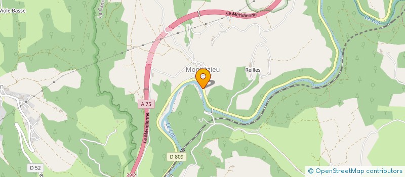 localisation de l'entreprise MONSIEUR EDOUARD SALEL  LA CANOURGUE