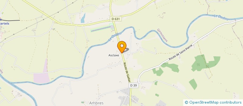 localisation de l'entreprise MONSIEUR EDOUARD SALOMEZ  AMBRES