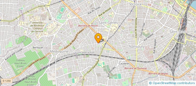 localisation de l'entreprise MONSIEUR EDOUARD SAVANIER  TALENCE