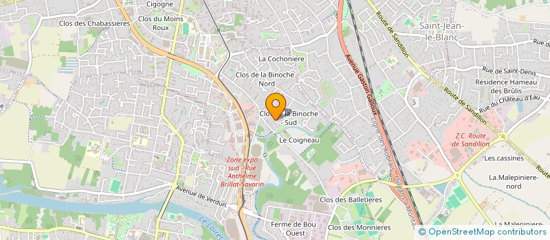localisation de l'entreprise MONSIEUR EDOUARD SECHE à ORLEANS