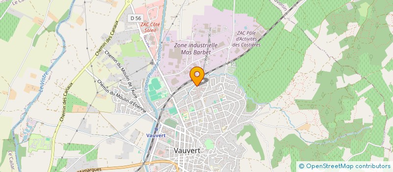 localisation de l'entreprise MONSIEUR EDOUARD SENTEX à VAUVERT