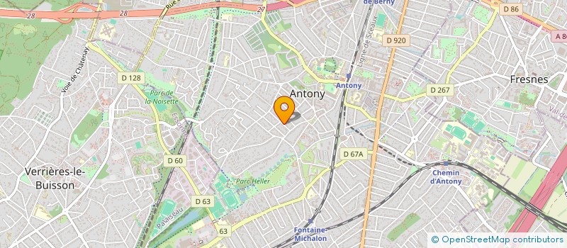 localisation de l'entreprise MONSIEUR EDOUARD SIMON à ANTONY