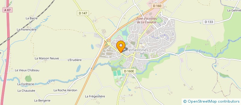localisation de l'entreprise MONSIEUR EDOUARD SIRJEAN  TREMENTINES