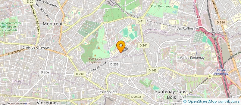 localisation de l'entreprise MONSIEUR EDOUARD SPRIET à MONTREUIL