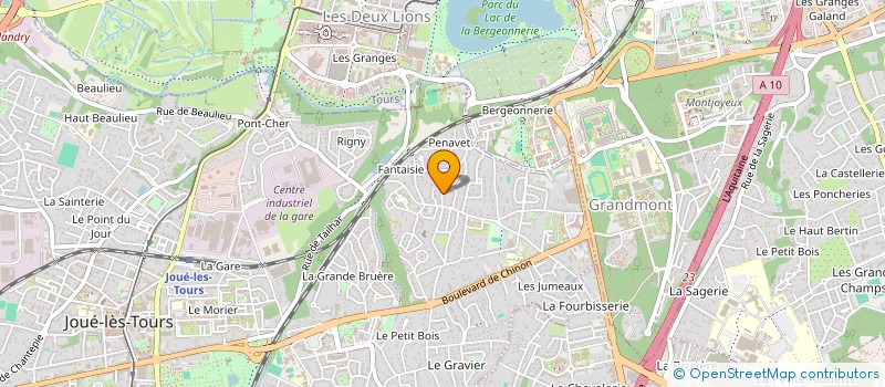 localisation de l'entreprise MONSIEUR EDOUARD SUBRA  JOUE-LES-TOURS